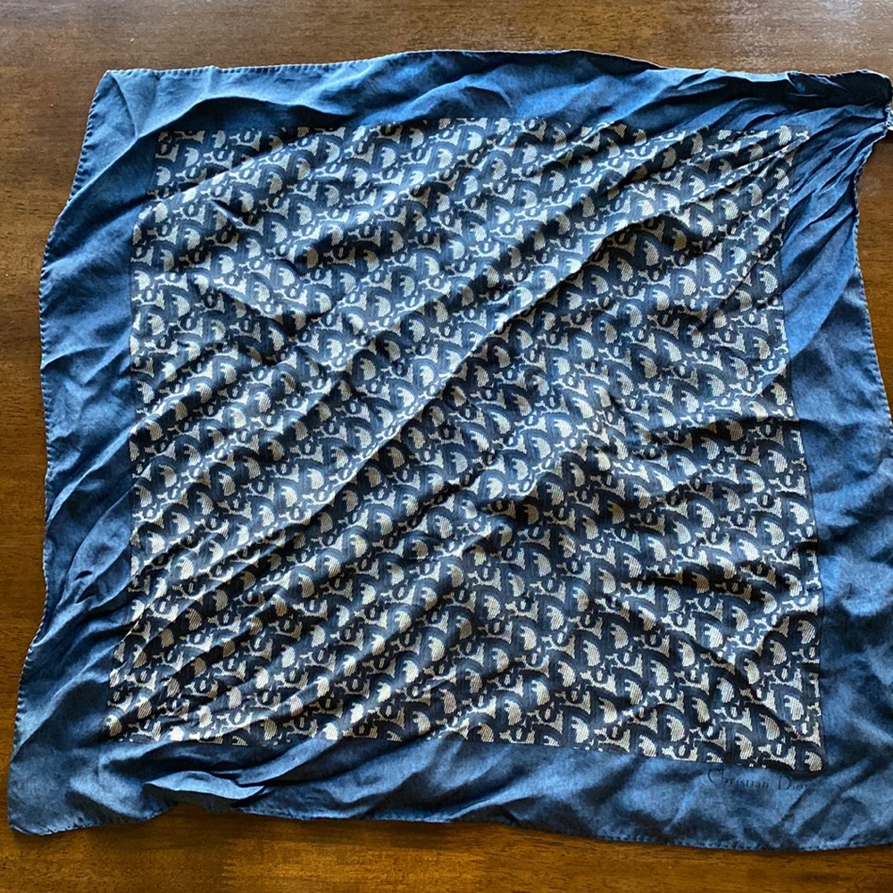 Dior silk scarf